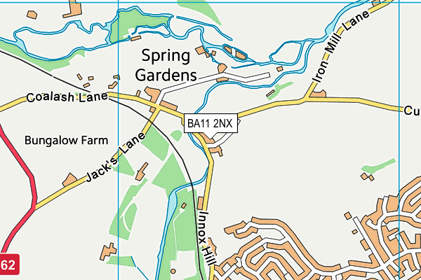 BA11 2NX map - OS VectorMap District (Ordnance Survey) BA11 2NX map - OS VectorMap District (Ordnance Survey)