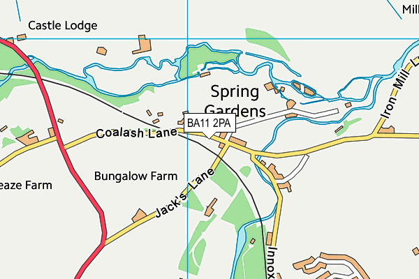 BA11 2PA map - OS VectorMap District (Ordnance Survey) BA11 2PA map - OS VectorMap District (Ordnance Survey)