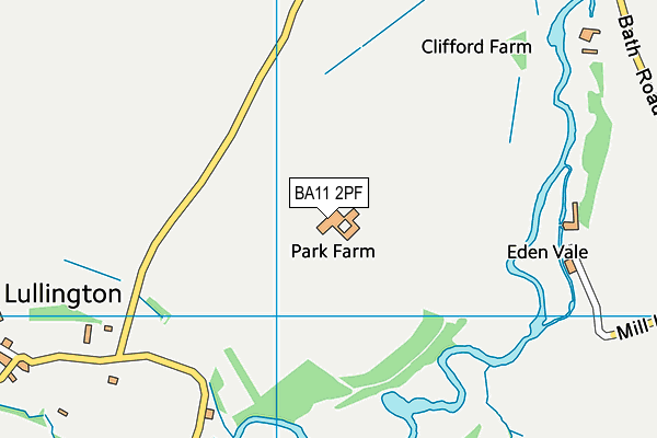 BA11 2PF map - OS VectorMap District (Ordnance Survey) BA11 2PF map - OS VectorMap District (Ordnance Survey)