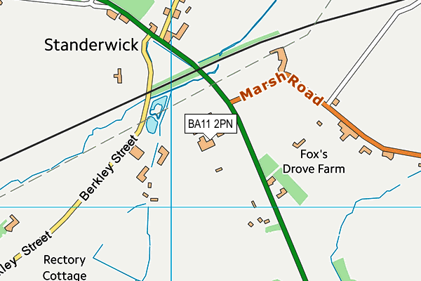 BA11 2PN map - OS VectorMap District (Ordnance Survey) BA11 2PN map - OS VectorMap District (Ordnance Survey)