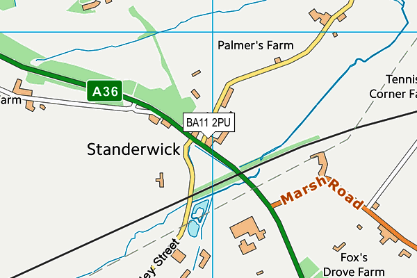 BA11 2PU map - OS VectorMap District (Ordnance Survey) BA11 2PU map - OS VectorMap District (Ordnance Survey)