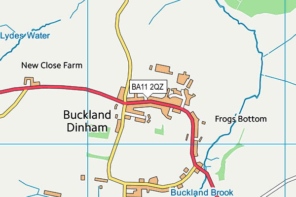 BA11 2QZ map - OS VectorMap District (Ordnance Survey) BA11 2QZ map - OS VectorMap District (Ordnance Survey)