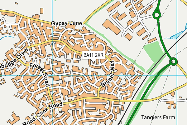 BA11 2XR map - OS VectorMap District (Ordnance Survey) BA11 2XR map - OS VectorMap District (Ordnance Survey)