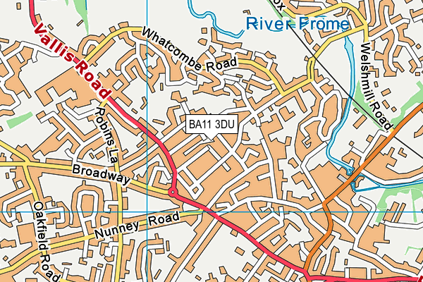 BA11 3DU map - OS VectorMap District (Ordnance Survey) BA11 3DU map - OS VectorMap District (Ordnance Survey)