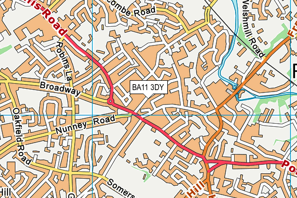 BA11 3DY map - OS VectorMap District (Ordnance Survey) BA11 3DY map - OS VectorMap District (Ordnance Survey)
