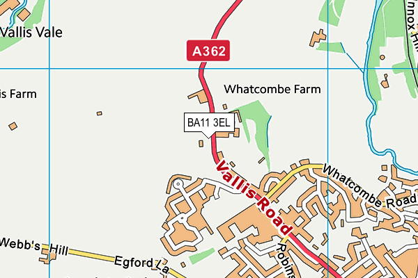 BA11 3EL map - OS VectorMap District (Ordnance Survey) BA11 3EL map - OS VectorMap District (Ordnance Survey)