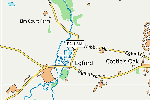 BA11 3JA map - OS VectorMap District (Ordnance Survey) BA11 3JA map - OS VectorMap District (Ordnance Survey)