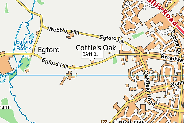 BA11 3JH map - OS VectorMap District (Ordnance Survey) BA11 3JH map - OS VectorMap District (Ordnance Survey)