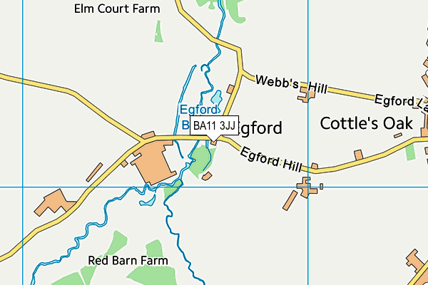BA11 3JJ map - OS VectorMap District (Ordnance Survey) BA11 3JJ map - OS VectorMap District (Ordnance Survey)