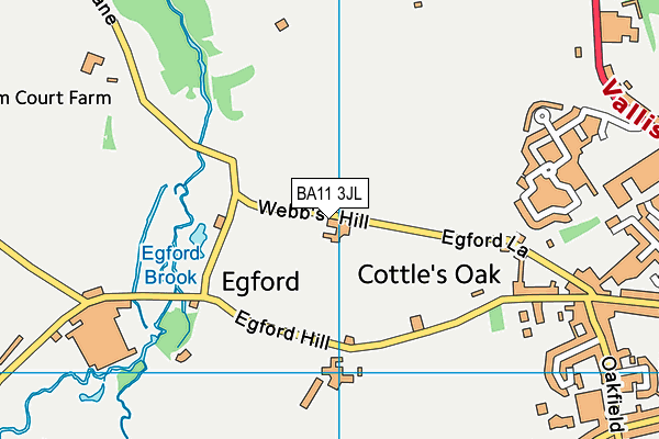 BA11 3JL map - OS VectorMap District (Ordnance Survey) BA11 3JL map - OS VectorMap District (Ordnance Survey)