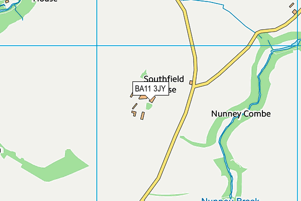 BA11 3JY map - OS VectorMap District (Ordnance Survey) BA11 3JY map - OS VectorMap District (Ordnance Survey)