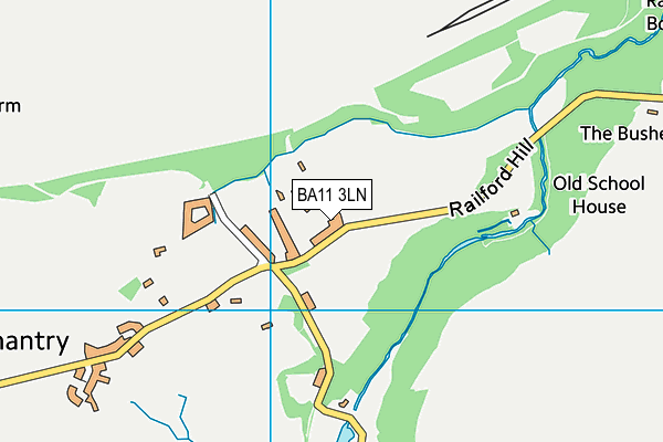 BA11 3LN map - OS VectorMap District (Ordnance Survey) BA11 3LN map - OS VectorMap District (Ordnance Survey)