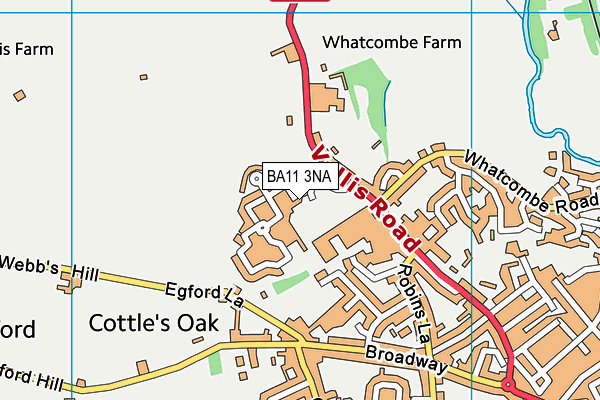 BA11 3NA map - OS VectorMap District (Ordnance Survey) BA11 3NA map - OS VectorMap District (Ordnance Survey)