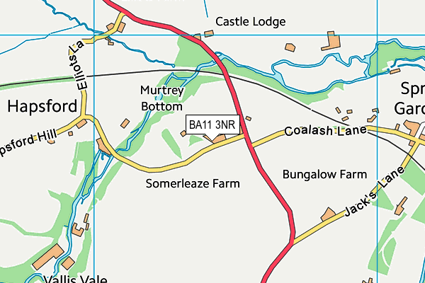 BA11 3NR map - OS VectorMap District (Ordnance Survey) BA11 3NR map - OS VectorMap District (Ordnance Survey)