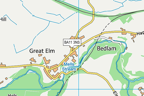 BA11 3NS map - OS VectorMap District (Ordnance Survey) BA11 3NS map - OS VectorMap District (Ordnance Survey)
