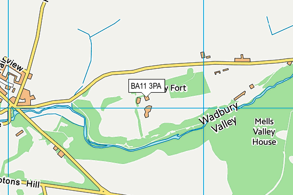 BA11 3PA map - OS VectorMap District (Ordnance Survey) BA11 3PA map - OS VectorMap District (Ordnance Survey)
