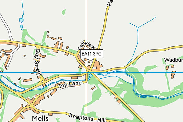 BA11 3PG map - OS VectorMap District (Ordnance Survey) BA11 3PG map - OS VectorMap District (Ordnance Survey)