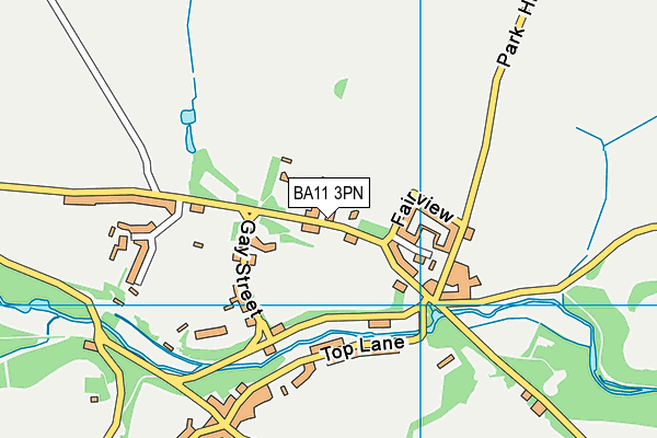 BA11 3PN map - OS VectorMap District (Ordnance Survey) BA11 3PN map - OS VectorMap District (Ordnance Survey)