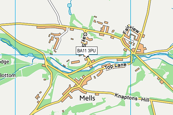 BA11 3PU map - OS VectorMap District (Ordnance Survey) BA11 3PU map - OS VectorMap District (Ordnance Survey)