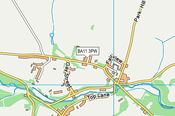 BA11 3PW map - OS VectorMap District (Ordnance Survey) BA11 3PW map - OS VectorMap District (Ordnance Survey)