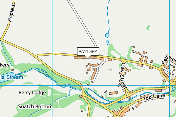BA11 3PY map - OS VectorMap District (Ordnance Survey) BA11 3PY map - OS VectorMap District (Ordnance Survey)