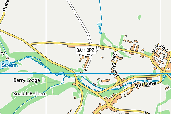 BA11 3PZ map - OS VectorMap District (Ordnance Survey) BA11 3PZ map - OS VectorMap District (Ordnance Survey)