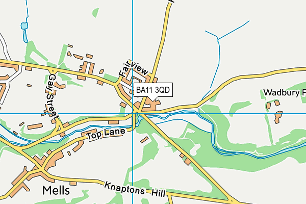 BA11 3QD map - OS VectorMap District (Ordnance Survey) BA11 3QD map - OS VectorMap District (Ordnance Survey)