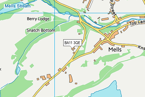 BA11 3QE map - OS VectorMap District (Ordnance Survey) BA11 3QE map - OS VectorMap District (Ordnance Survey)