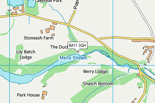 BA11 3QH map - OS VectorMap District (Ordnance Survey) BA11 3QH map - OS VectorMap District (Ordnance Survey)