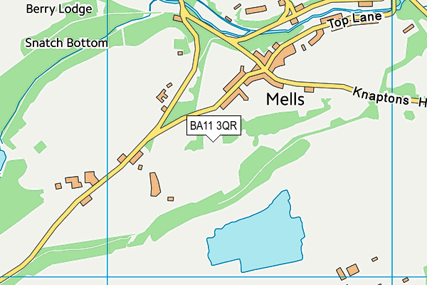 BA11 3QR map - OS VectorMap District (Ordnance Survey) BA11 3QR map - OS VectorMap District (Ordnance Survey)
