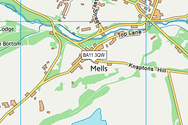 BA11 3QW map - OS VectorMap District (Ordnance Survey) BA11 3QW map - OS VectorMap District (Ordnance Survey)