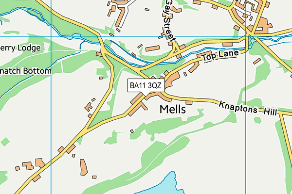 BA11 3QZ map - OS VectorMap District (Ordnance Survey) BA11 3QZ map - OS VectorMap District (Ordnance Survey)