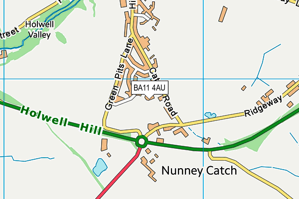 BA11 4AU map - OS VectorMap District (Ordnance Survey) BA11 4AU map - OS VectorMap District (Ordnance Survey)