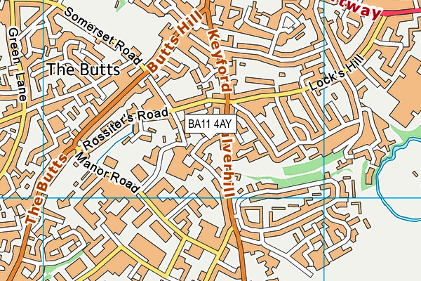 BA11 4AY map - OS VectorMap District (Ordnance Survey) BA11 4AY map - OS VectorMap District (Ordnance Survey)