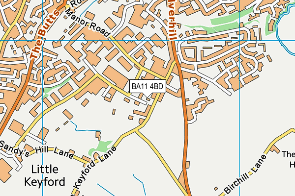 BA11 4BD map - OS VectorMap District (Ordnance Survey) BA11 4BD map - OS VectorMap District (Ordnance Survey)