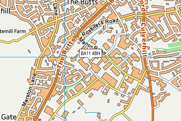 BA11 4BH map - OS VectorMap District (Ordnance Survey) BA11 4BH map - OS VectorMap District (Ordnance Survey)