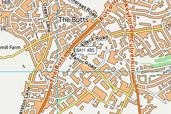 BA11 4BS map - OS VectorMap District (Ordnance Survey) BA11 4BS map - OS VectorMap District (Ordnance Survey)