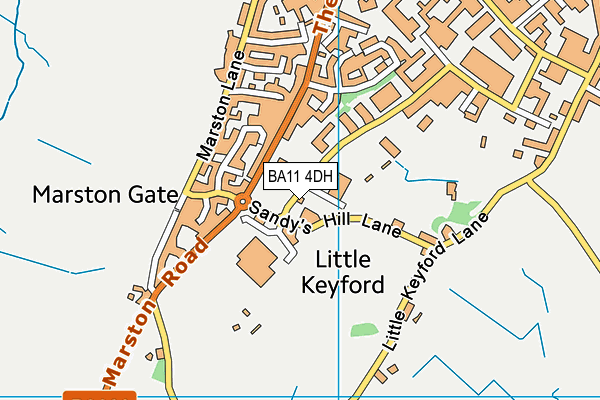 BA11 4DH map - OS VectorMap District (Ordnance Survey) BA11 4DH map - OS VectorMap District (Ordnance Survey)
