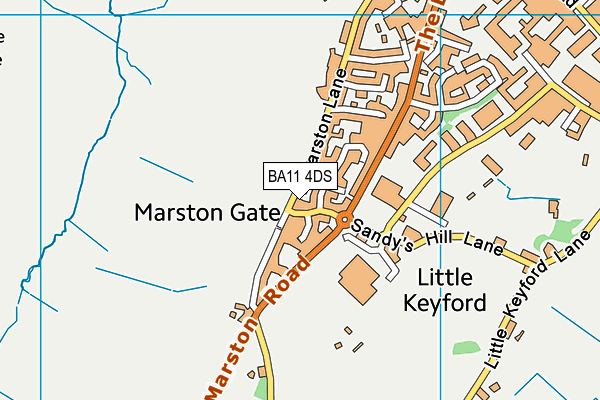 BA11 4DS map - OS VectorMap District (Ordnance Survey) BA11 4DS map - OS VectorMap District (Ordnance Survey)