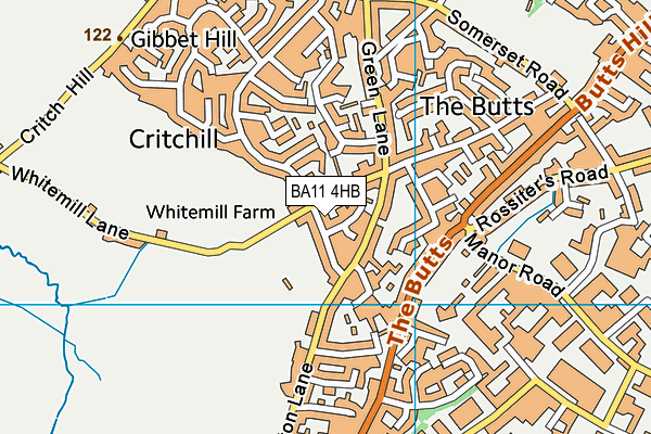 BA11 4HB map - OS VectorMap District (Ordnance Survey) BA11 4HB map - OS VectorMap District (Ordnance Survey)