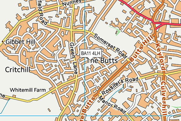 BA11 4LH map - OS VectorMap District (Ordnance Survey) BA11 4LH map - OS VectorMap District (Ordnance Survey)