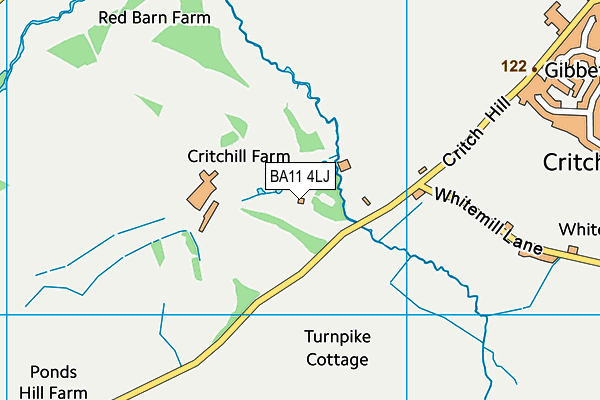 BA11 4LJ map - OS VectorMap District (Ordnance Survey) BA11 4LJ map - OS VectorMap District (Ordnance Survey)