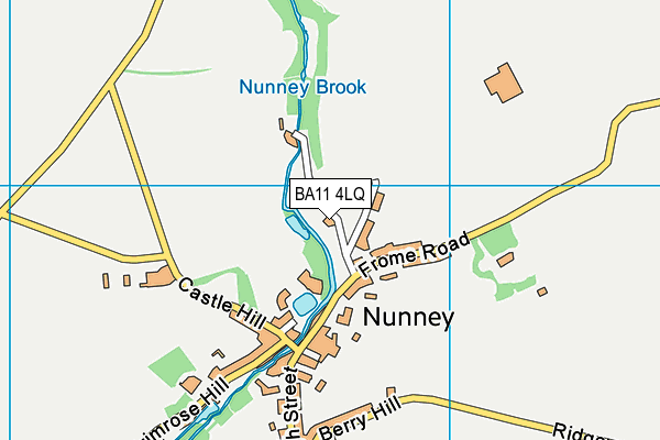 BA11 4LQ map - OS VectorMap District (Ordnance Survey) BA11 4LQ map - OS VectorMap District (Ordnance Survey)