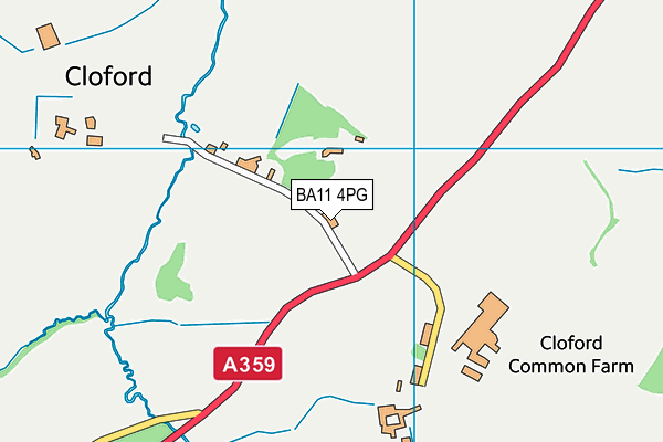 BA11 4PG map - OS VectorMap District (Ordnance Survey) BA11 4PG map - OS VectorMap District (Ordnance Survey)