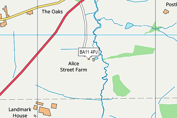 BA11 4PJ map - OS VectorMap District (Ordnance Survey) BA11 4PJ map - OS VectorMap District (Ordnance Survey)