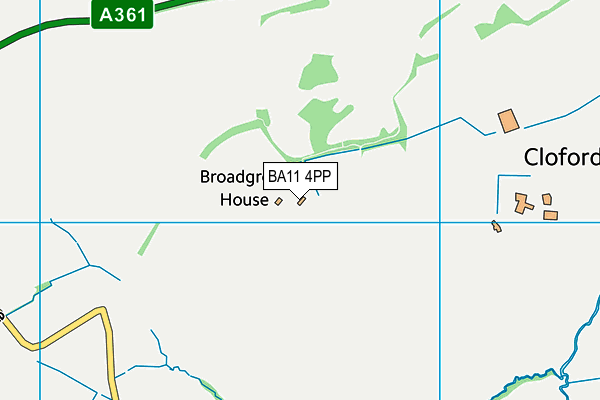 BA11 4PP map - OS VectorMap District (Ordnance Survey) BA11 4PP map - OS VectorMap District (Ordnance Survey)