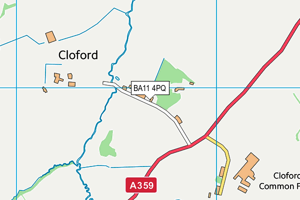BA11 4PQ map - OS VectorMap District (Ordnance Survey) BA11 4PQ map - OS VectorMap District (Ordnance Survey)