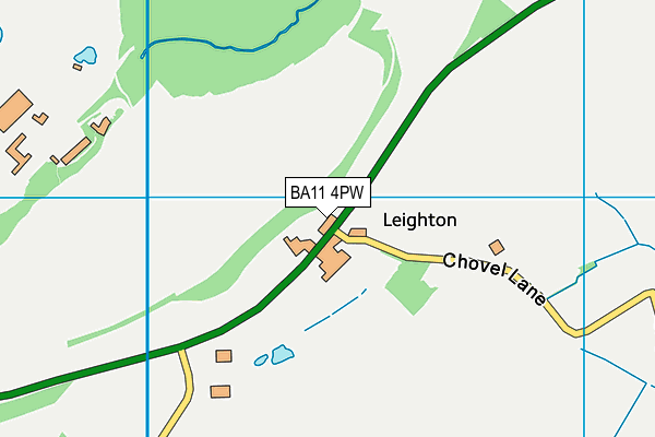 BA11 4PW map - OS VectorMap District (Ordnance Survey) BA11 4PW map - OS VectorMap District (Ordnance Survey)
