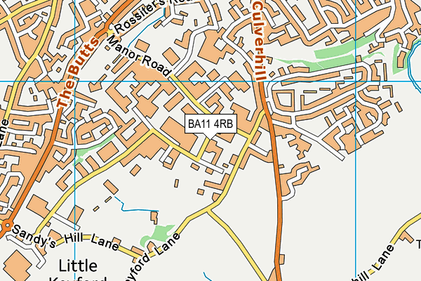 BA11 4RB map - OS VectorMap District (Ordnance Survey) BA11 4RB map - OS VectorMap District (Ordnance Survey)