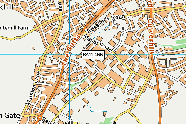 BA11 4RN map - OS VectorMap District (Ordnance Survey) BA11 4RN map - OS VectorMap District (Ordnance Survey)
